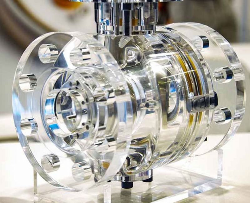 Custom High Clear Acrylic PMMA Precision Parts - DP01