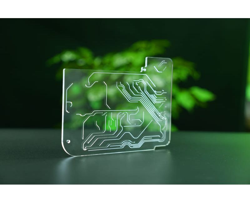 Custom Acrylic Microfluidic Chips PMMA Parts - Micro-01