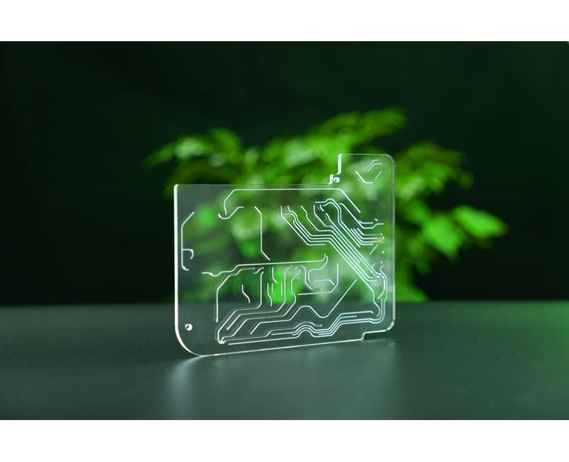 Custom Acrylic Microfluidic Chips PMMA Parts - Micro-01