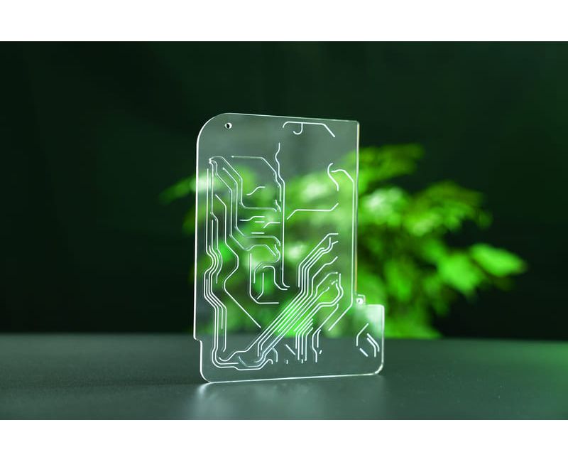 Custom Acrylic Microfluidic Chips PMMA Parts - Micro-01