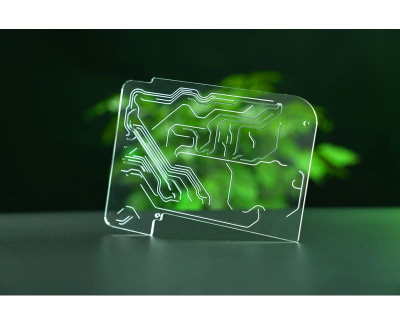 Custom Acrylic Microfluidic Chips PMMA Parts - Micro-01