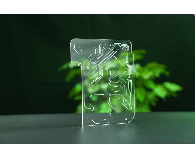 Custom Acrylic Microfluidic Chips PMMA Parts - Micro-01
